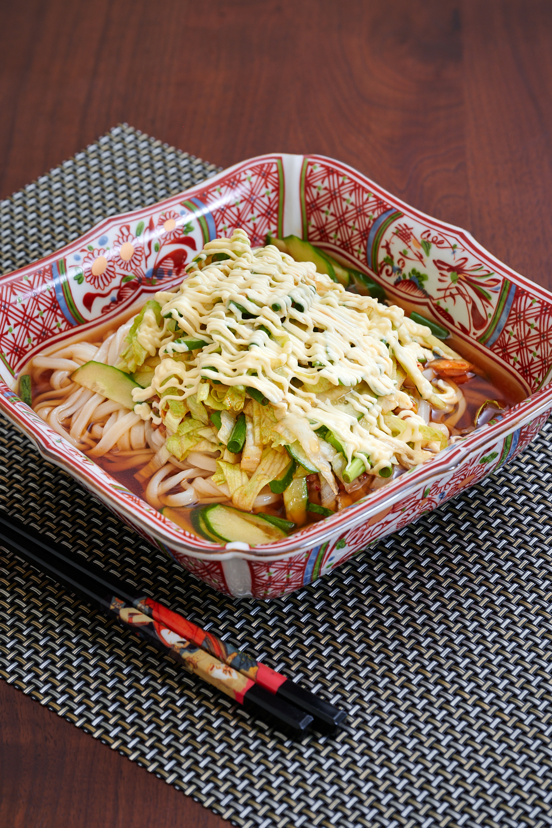 よし田特製サラダうどん　レシピ